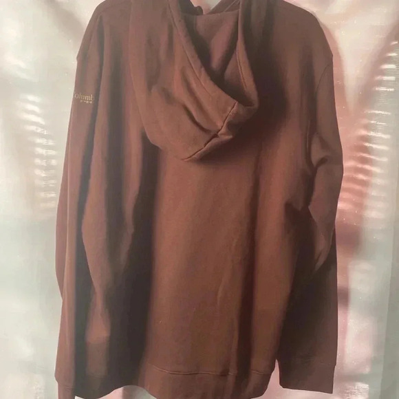 NWT COLUMBIA PFG  MENS SIZE XL RUSTY BROWN HOODIE SWEATSHIRT FISH DESIGN NEW - Picture 10 of 11